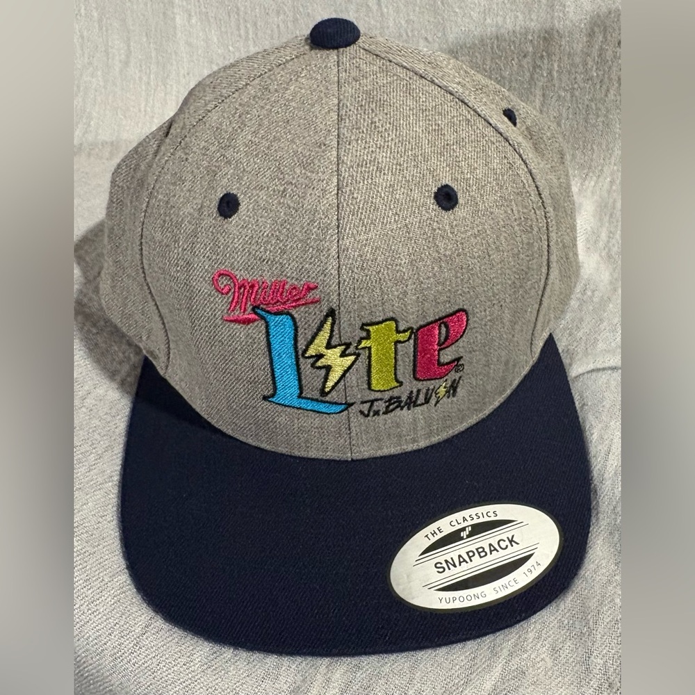 J Balvin Miller Light Reggaeton Baseball Cap Hat Adjustable SnapBack NWT